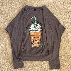 Long sleeve dance sweatshirt